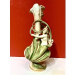 Amphora, Ed.Stellmacher, secesní váza, Konvalinka