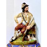 Starožitné porcelánové hodiny