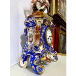 Starožitné porcelánové hodiny