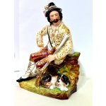 Starožitné porcelánové hodiny