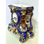 Starožitné porcelánové hodiny