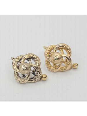 Starožitné zlaté náušnice, Biedermeier