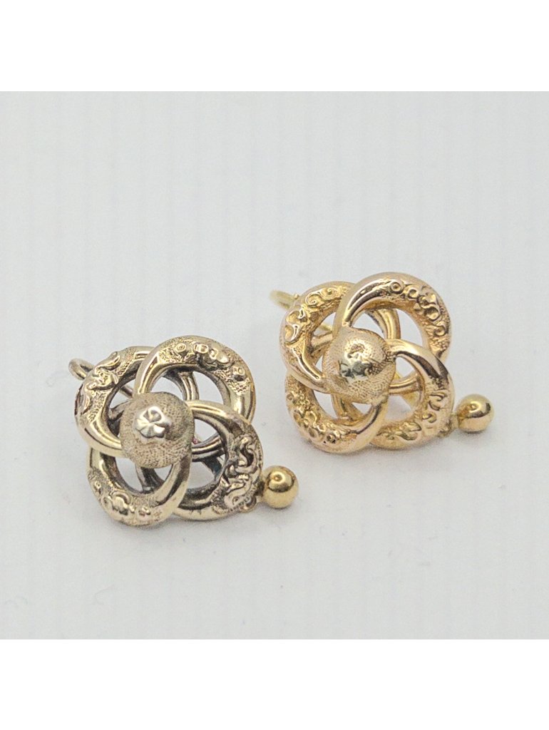 Starožitné zlaté náušnice, Biedermeier