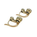 Starožitný náhrdelník a náušnice s diamanty