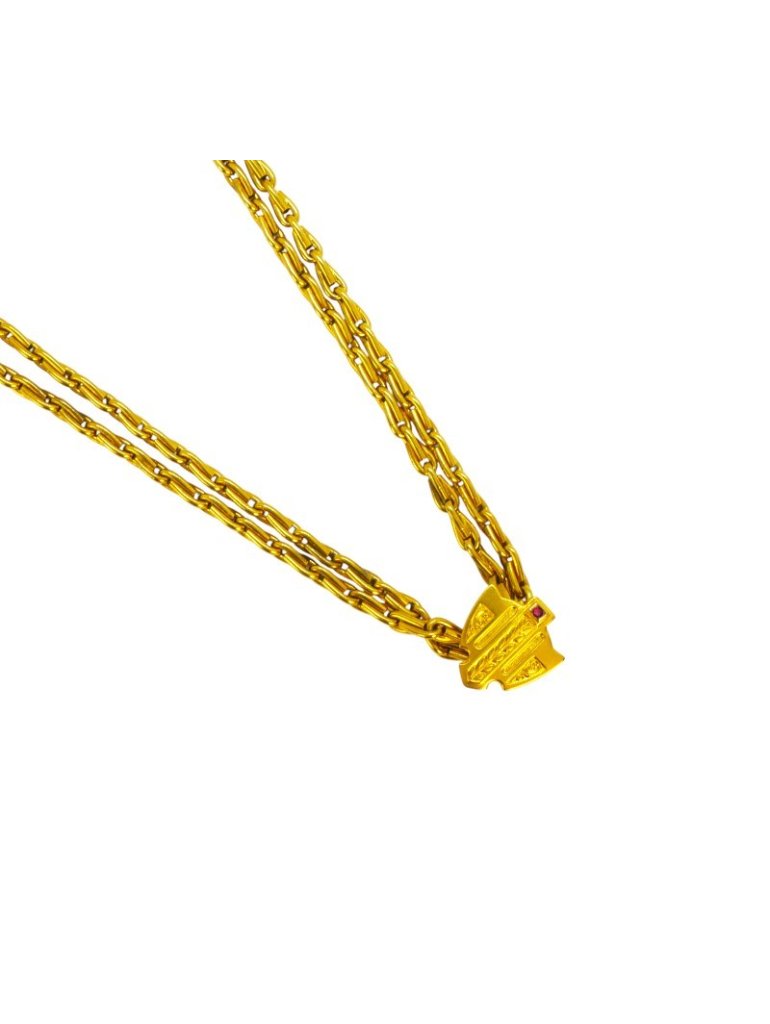 Starožitný zlatý náhrdelník