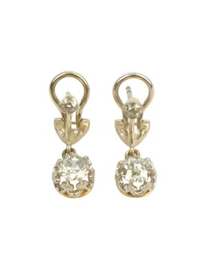 Briliantové náušnice, Art Deco