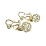 Briliantové náušnice, Art Deco