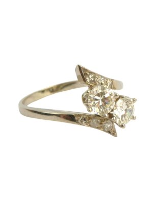 Briliantový prsten, 0,92 ct