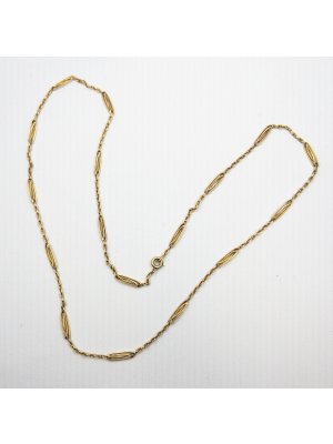 Starožitný zlatý řetízek, náhrdelník