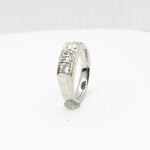 Zlatý pánský prsten s brilianty 1 ct