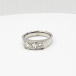 Zlatý pánský prsten s brilianty 1 ct