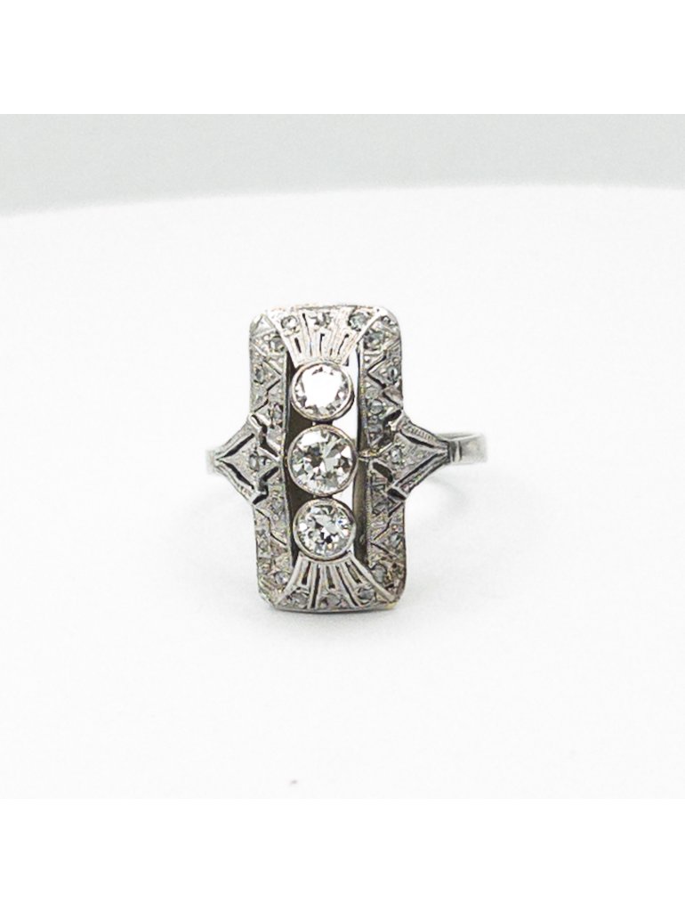 Briliantový prsten, Art Deco