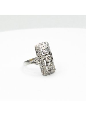 Briliantový prsten, Art Deco