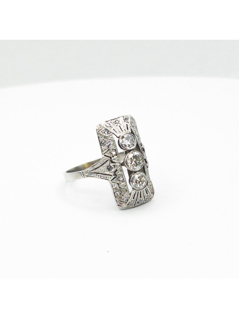 Briliantový prsten, Art Deco