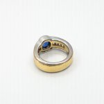 Briliantový prsten s výjimečným ceylonským safírem