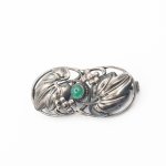 Theodor Fahrner, Secesní stříbrná brož s chryzoprasem
