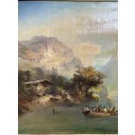 Monumentální alpská krajina