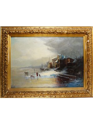 Franz Emil Krause, Zimní scenerie