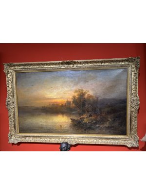 Franz Emil Krause, Romantická říční krajina