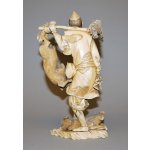 Okimono, Lovec s liškou