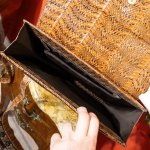 Velká kabelka z hadí kůže