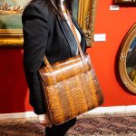 Velká kabelka z hadí kůže