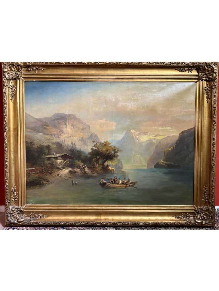 Monumentální alpská krajina