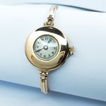 Starožitné zlaté náramkové hodinky  Le Parc