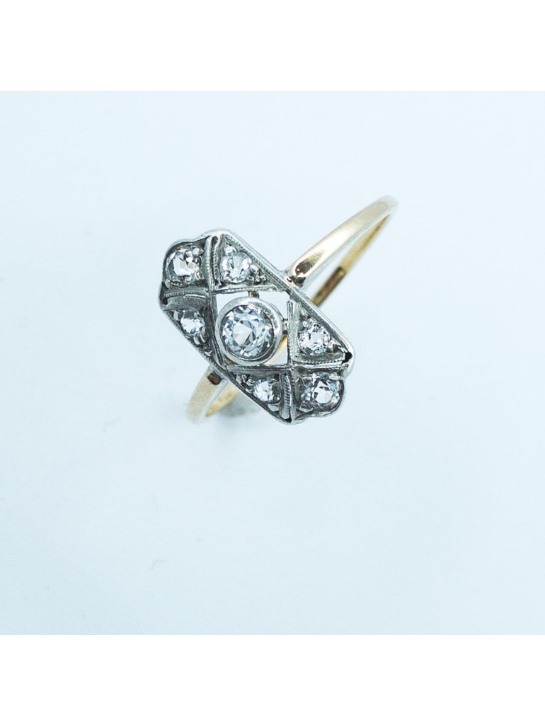 Briliantový prsten, Art Deco