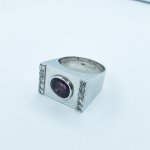 Zlatý pánský prsten s brilianty