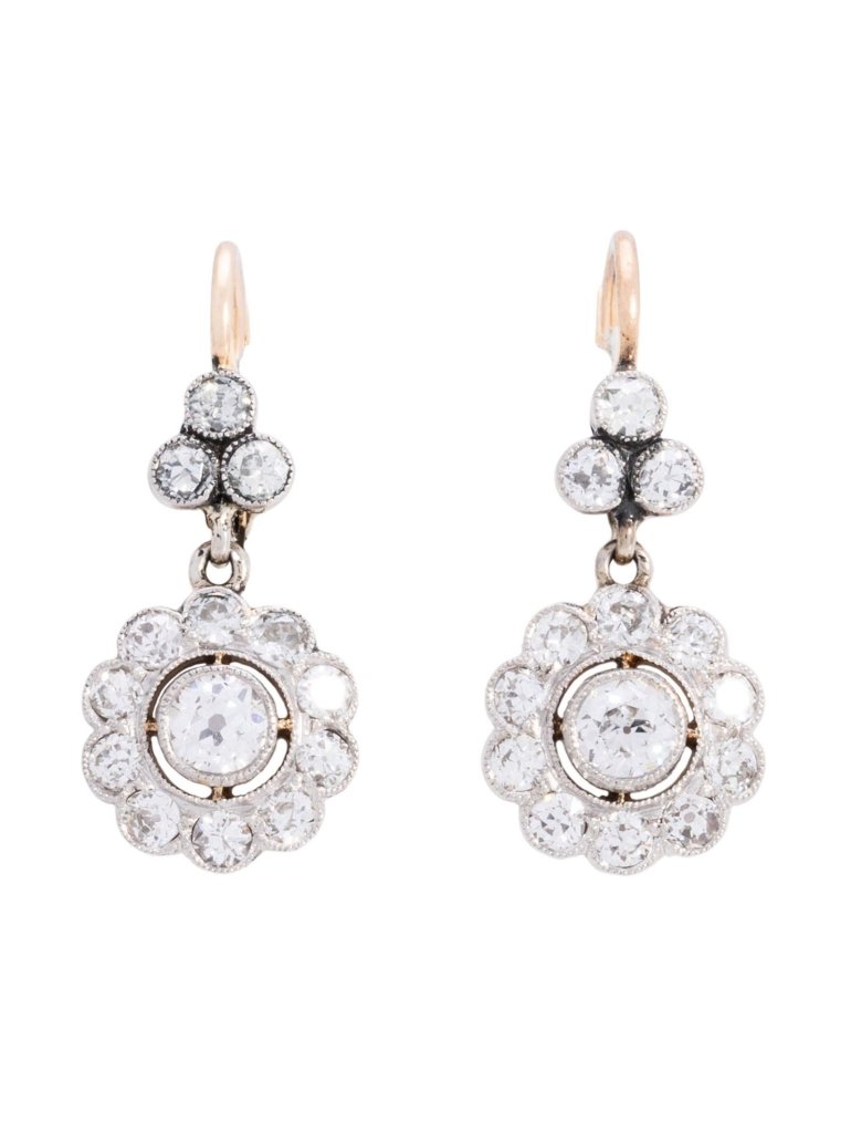 Luxusní briliantové náušnice