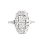 Briliantový prsten, Art Deco