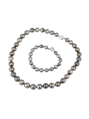 Náhrdelník a náramek z tahitských perel