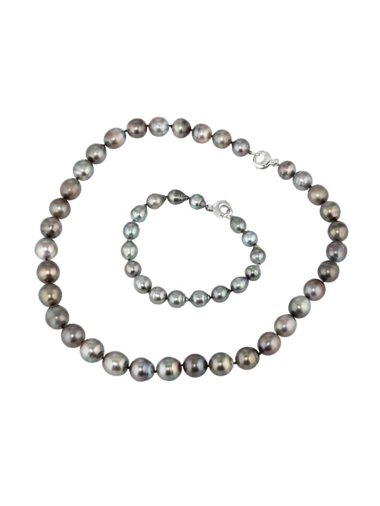 Náhrdelník a náramek z tahitských perel