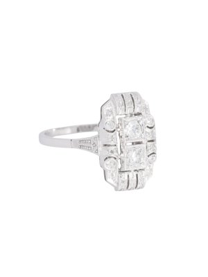 Briliantový prsten, Art Deco