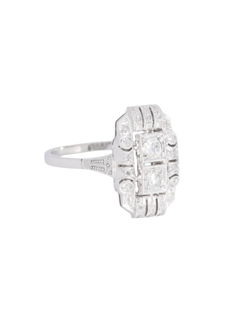 Briliantový prsten, Art Deco